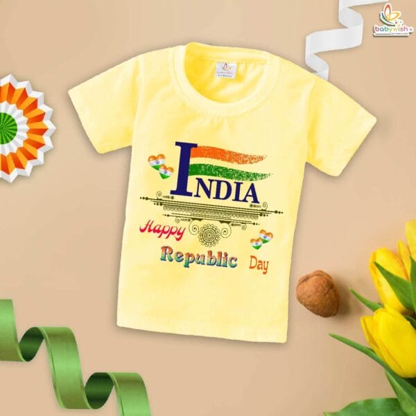 Babywish Republic Day T-shirt My First Republic Day T-shirt Happy Republic Day INDIA - Image 4