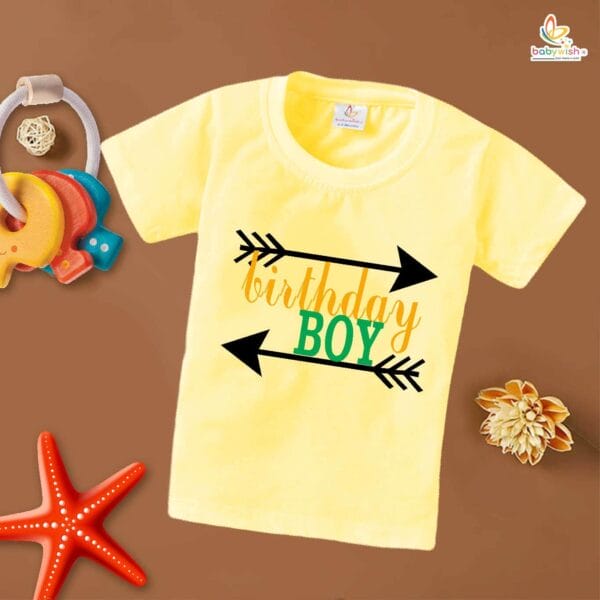 Birthday Boy T-Shirt – My First Birthday Airplane Shirt for Baby Boys | Cute 1st Birthday Outfit with Aero Theme for Party by Babywish - Image 4