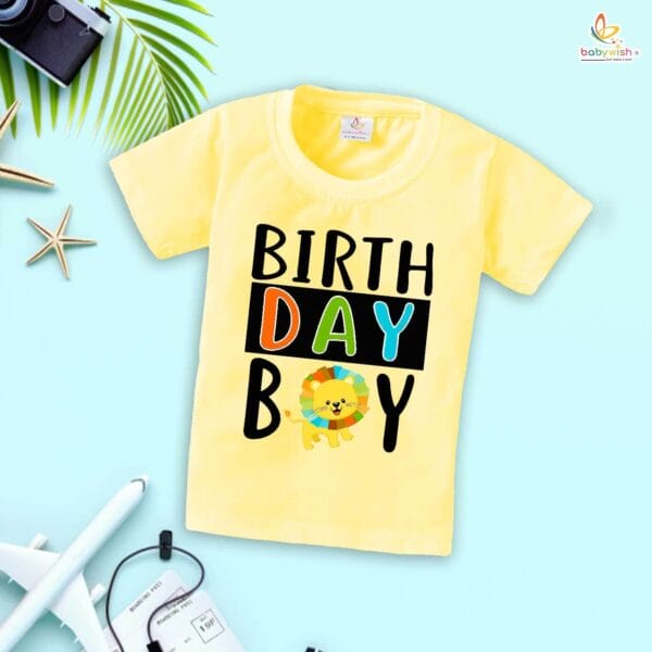 Birthday Boy T-Shirt – My First Birthday Shirt for Baby Boys | Cute 1st Birthday Outfit & Party Tee by Babywish - Image 4