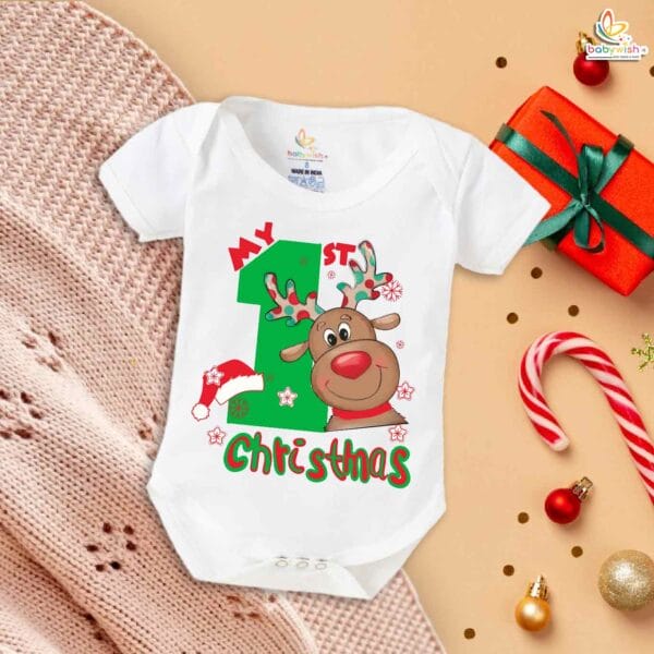 Babywish Christmas Romper Clothes My First Merry Christmas Bodysuits Merry Christmas Celebrations Theme - Image 4