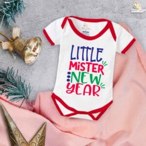 Babywish New Year Romper Clothes My First New Year Bodysuits Little Mister New Year Celebrations