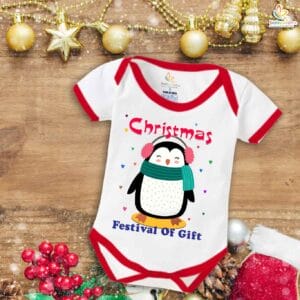 Babywish Christmas Romper Clothes My First Merry Christmas Bodysuits Christmas Day Celebration in Winter