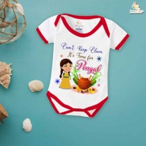 Babywish Pongal Romper Clothes My First Pongal Bodysuits Can't Keep Calm It's Pongal