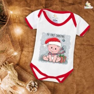 Babywish Christmas Romper Clothes My First Merry Christmas Bodysuits My First Christmas Baby Happiness