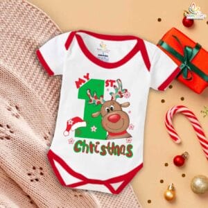 Babywish Christmas Romper Clothes My First Merry Christmas Bodysuits Merry Christmas Celebrations Theme