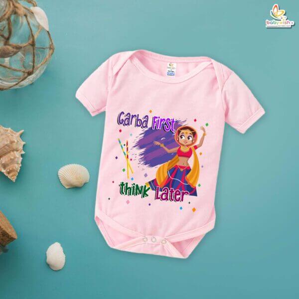 Babywish Baby Navratri Romper Bodysuit My First Dussehra Garba Dance in Navratri - Image 3
