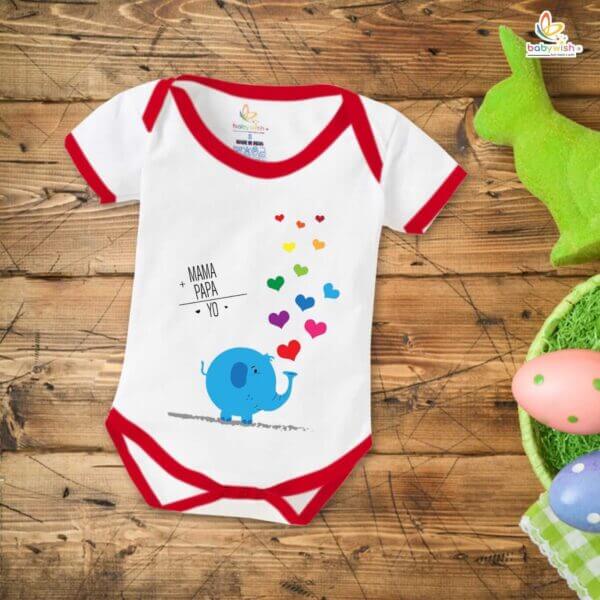 Fathers Day Special Baby Outfit Half Sleeve Unisex Multicolor Romper Onesies for Newborn baby - Image 5