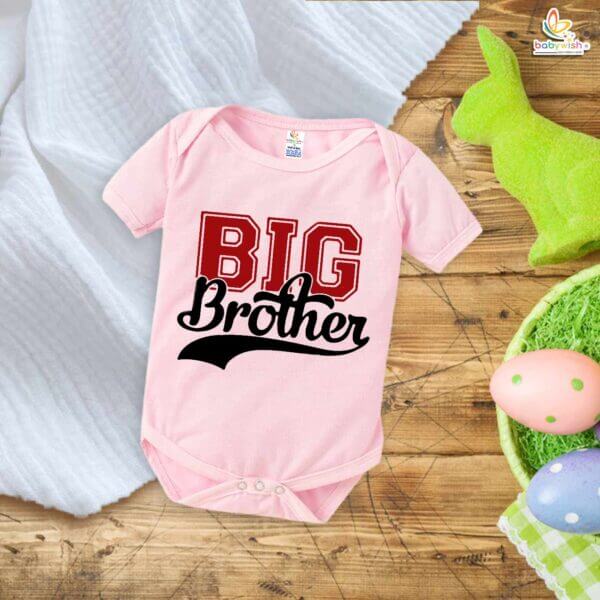 Big Brother Romper – Brother & Sister Matching Bodysuits – Cute Newborn Baby Clothes for Big Brother and Little Sister – Soft Cotton Baby Outfit – Babywish - Image 4