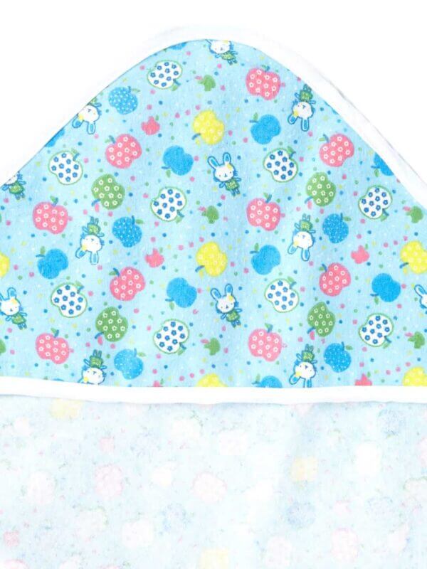 Baby Flannel hooded towels for new born Fruits Printed Bath Towel for Boys and Girls Infants kids towel - Image 4