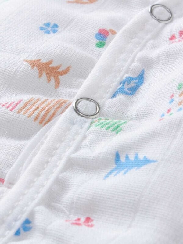 GOTS Certified Organic Muslin Jhabla for Newborn Babies Clothes Ultra Soft Unisex Summer Vest for Infants 3-Pack Gift Set - Image 9