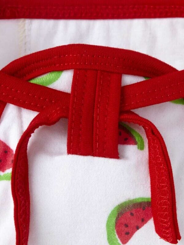 Baby Cloth Diapers Triple Layer Cotton Cloth Fruits Printed Nappies Washable Reusable Langot - Image 4