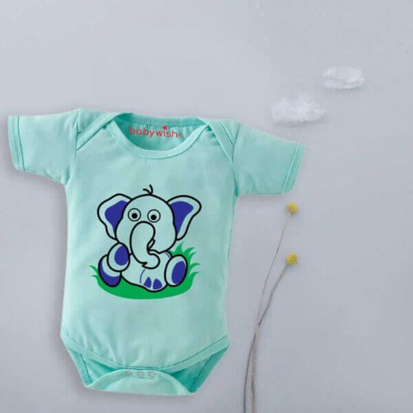 Baby Bodysuits Newborn Romper Set Cotton Unisex Half Sleeve Onesies - Image 2
