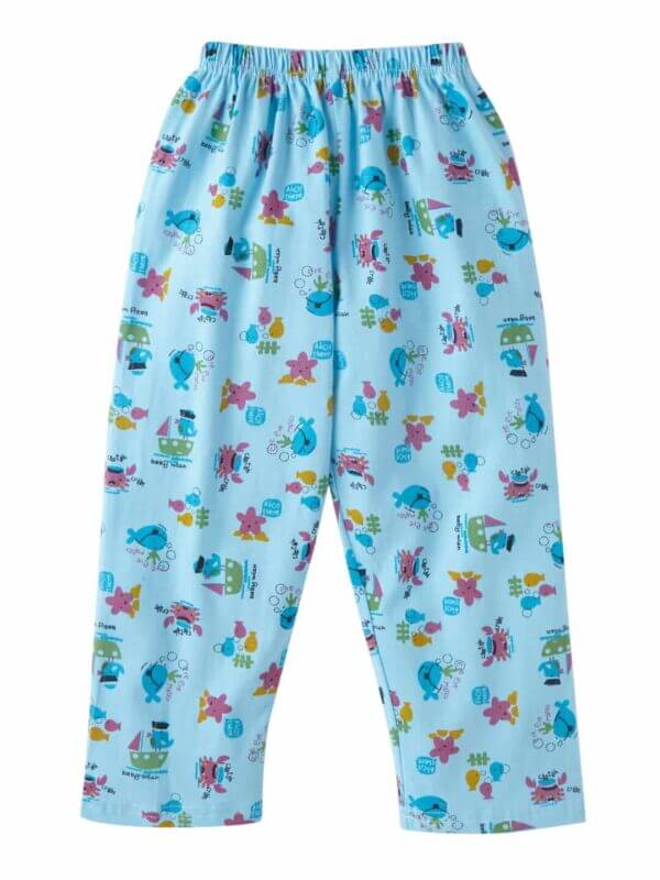 Kids Sleepsuit for Baby Boy’s and Girl’s Topwear and Pajamas Set Long Sleeve Sleepwear Baby Clothing Sets - Marine Print - Image 5