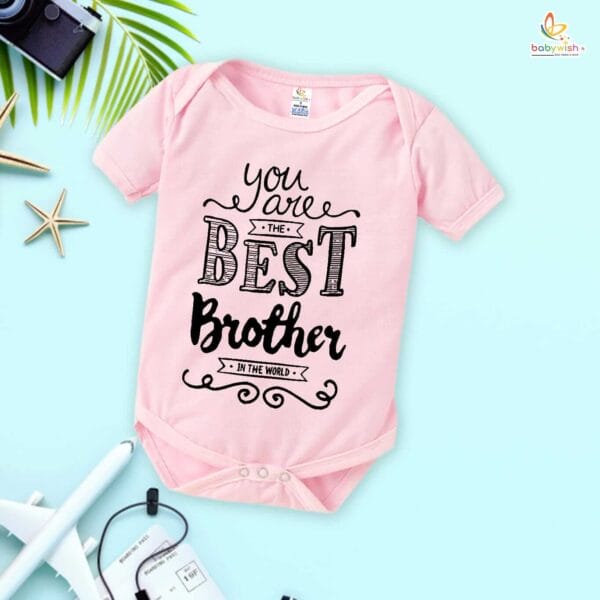 Babywish Rakshabandhan Romper Brother Sister Matching dress Rakshabandhan gift for Rakhi - Image 4
