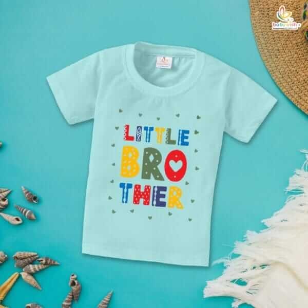 Babywish Rakshabandhan T-Shirt Brother Sister Matching dress Rakshabandhan gift for Rakhi Tee - Image 4