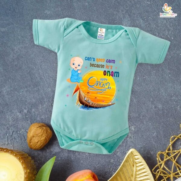 Babywish Onam Romper Brother Sister Matching dress for ONAM - Image 4