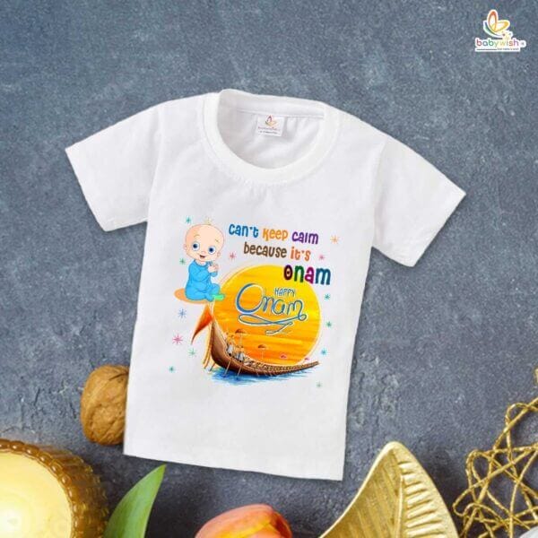 Babywish Onam Festivals Boys and Girls T-Shirt  Onam T-Shirts Half Sleeve - Image 4