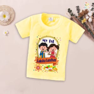 Babywish Rakshabandhan T-Shirt Brother Sister Matching dress Rakshabandhan gift for Rakhi Tee