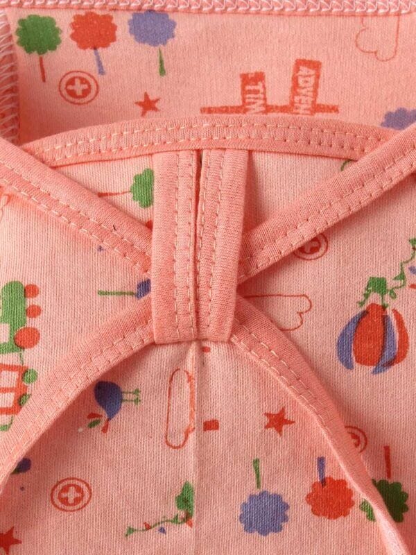 Baby Cloth Diapers Triple Layer Cotton Cloth Magic Train Printed Nappies Washable Reusable Langot - Image 6
