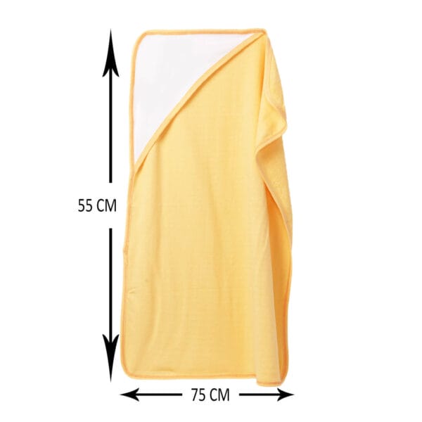 Soft Hooded Babywish Towel Cotton Bath Wrap for Newborns - Image 4