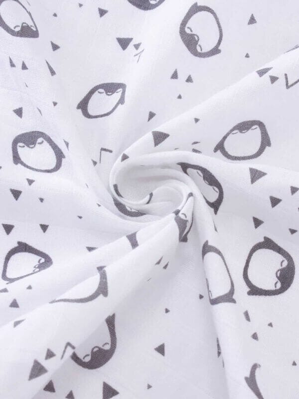 Muslin Swaddle Blankets 100% Organic for newborn Baby Multipurpose Infant Swaddle 112x112cm - Image 3