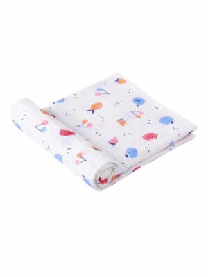 Muslin Swaddle Blankets 100% Organic for newborn Baby Multipurpose Infant Swaddle 112x112cm