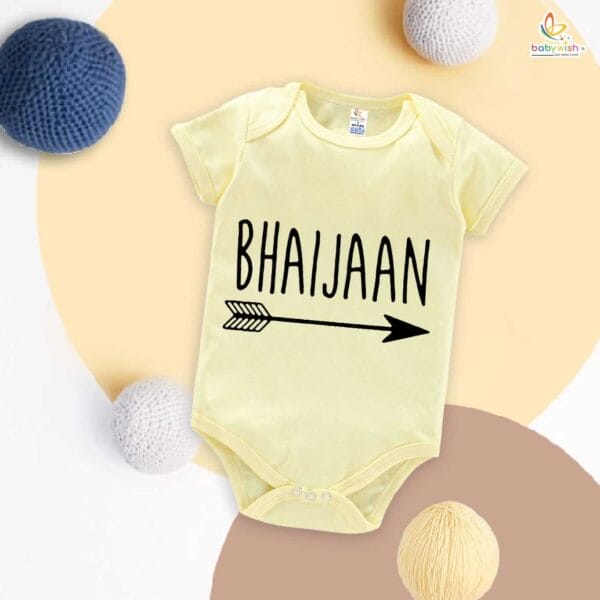 Babywish Rakshabandhan Romper Brother Sister Matching dress Rakshabandhan gift for Rakhi - Image 3