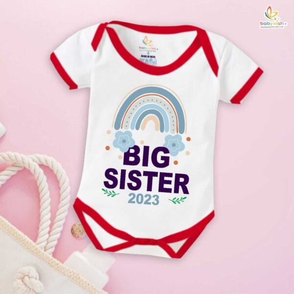 Babywish Rakshabandhan Romper Brother Sister Matching dress Rakshabandhan gift for Rakhi - Image 2