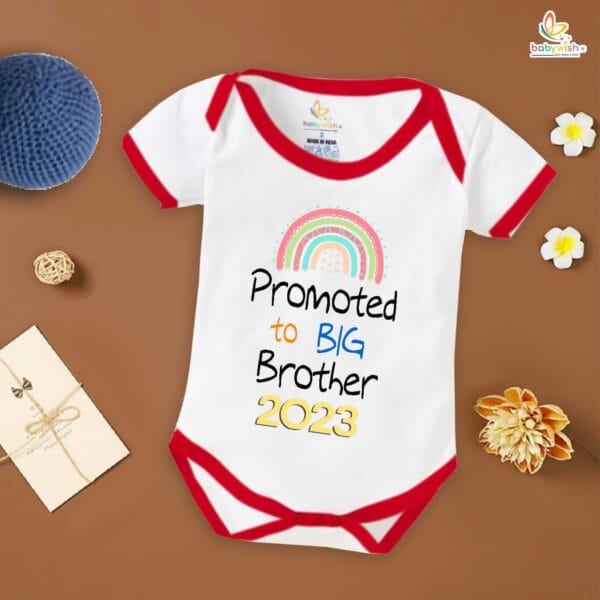 Babywish Rakshabandhan Romper Brother Sister Matching dress Rakshabandhan gift for Rakhi - Image 2
