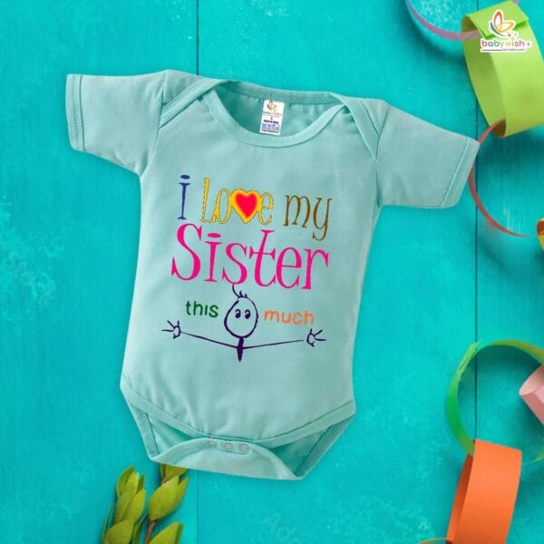 Babywish Rakshabandhan Romper Brother Sister Matching dress Rakshabandhan gift for Rakhi - Image 5