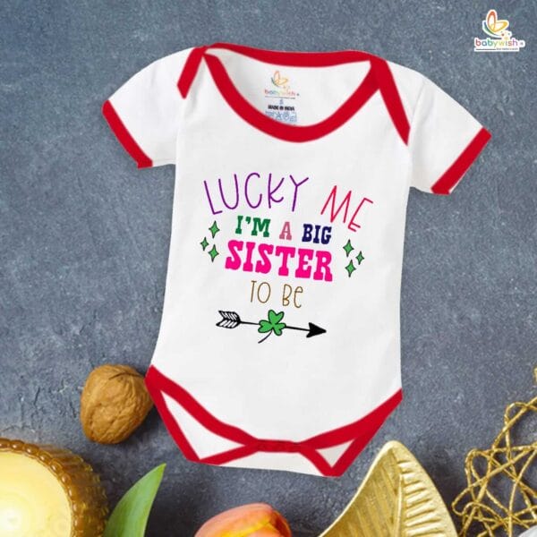 Babywish Rakshabandhan Romper Brother Sister Matching dress Rakshabandhan gift for Rakhi - Image 2