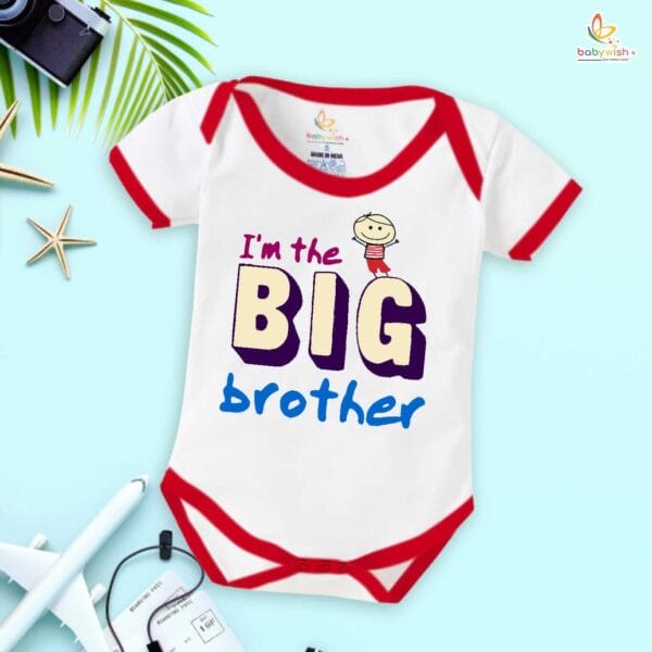 Babywish Rakshabandhan Romper Brother Sister Matching dress Rakshabandhan gift for Rakhi - Image 2