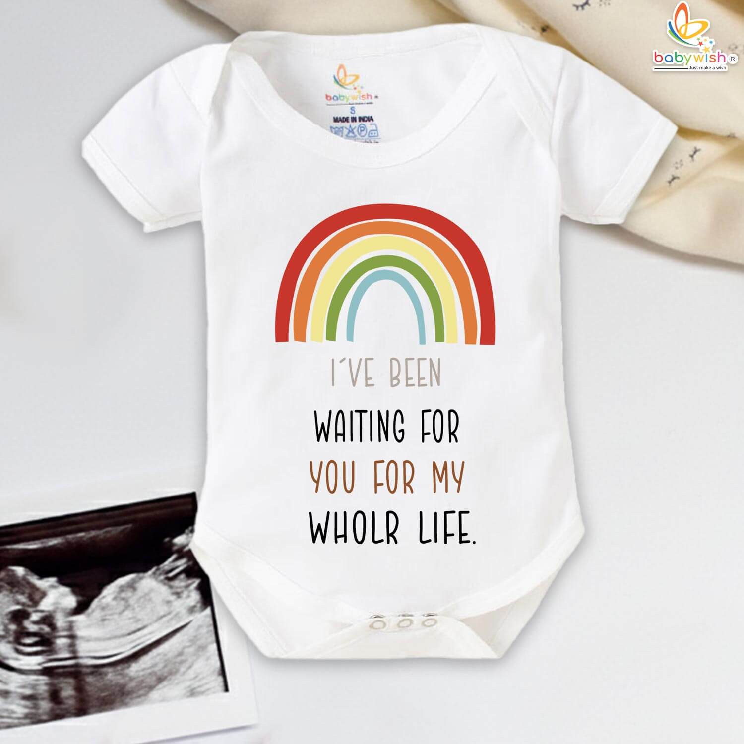  Baby Reveal Bodysuit Personalized – Cute Pregnancy Announcement Idea for Parents | Unisex Newborn Announcement Romper – Babywish