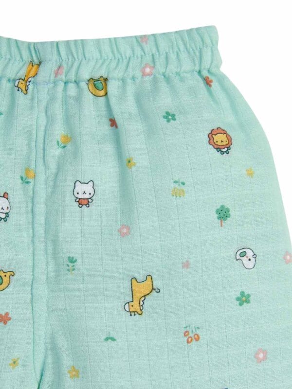 Organic muslin jhabla baby two-piece set for 0–12 months by Babywish