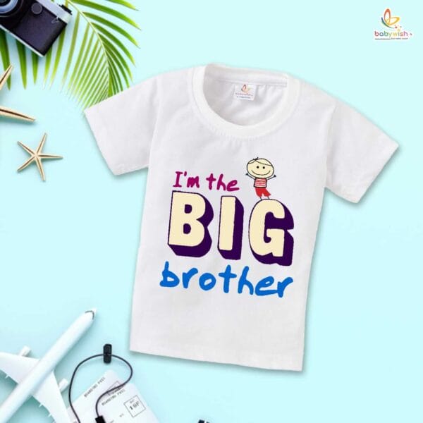 Babywish Rakshabandhan T-Shirt Brother Sister Matching dress Rakshabandhan gift for Rakhi Tee - Image 3