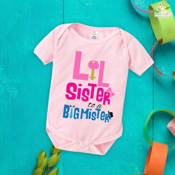 Babywish Rakshabandhan Romper Brother Sister Matching dress Rakshabandhan gift for Rakhi - Image 4