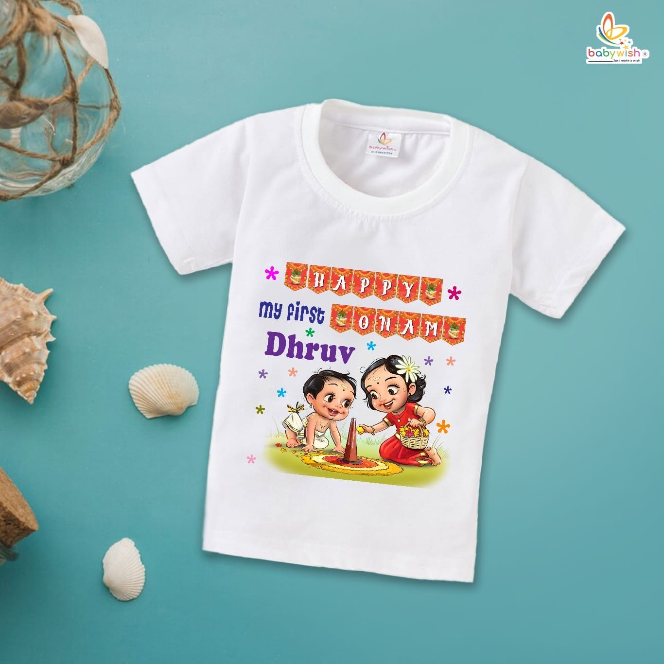 Babywish Onam Festivals Boys and Girls T-Shirt Onam T-Shirts Half Sleeve