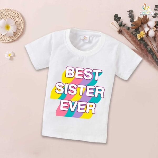 Babywish Rakshabandhan T-Shirt Brother Sister Matching dress Rakshabandhan gift for Rakhi Tee - Image 4