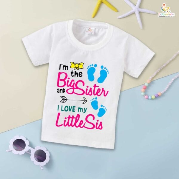 Babywish Rakshabandhan T-Shirt Brother Sister Matching dress Rakshabandhan gift for Rakhi Tee - Image 2