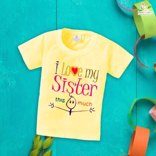 Babywish Rakshabandhan T-Shirt Brother Sister Matching dress Rakshabandhan gift for Rakhi Tee - Image 3