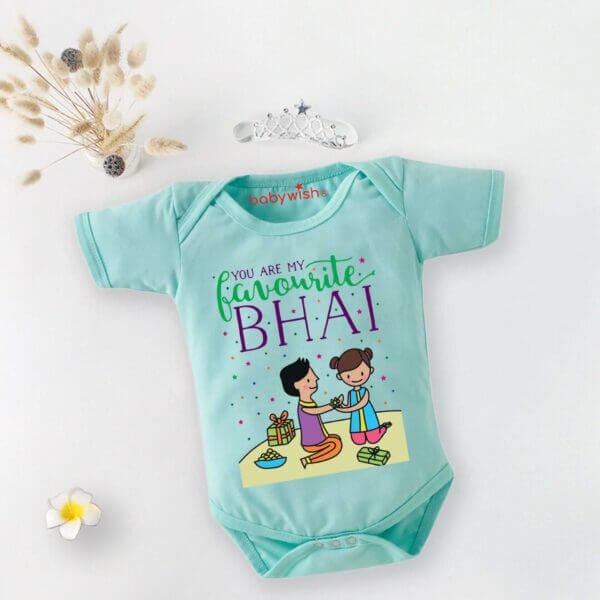 Babywish Rakshabandhan Romper Brother Sister Matching dress Rakshabandhan gift for Rakhi - Image 2