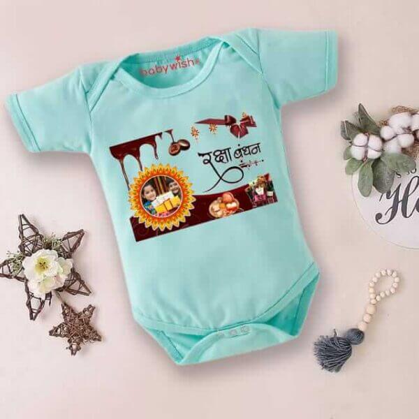 Babywish Rakshabandhan Romper Brother Sister Matching dress Rakshabandhan gift for Rakhi - Image 5