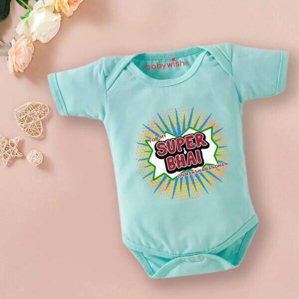 Babywish Rakshabandhan Romper Brother Sister Matching dress Rakshabandhan gift for Rakhi - Image 5