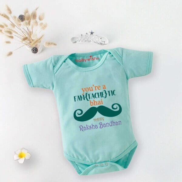 Babywish Rakshabandhan Romper Brother Sister Matching dress Rakshabandhan gift for Rakhi - Image 5