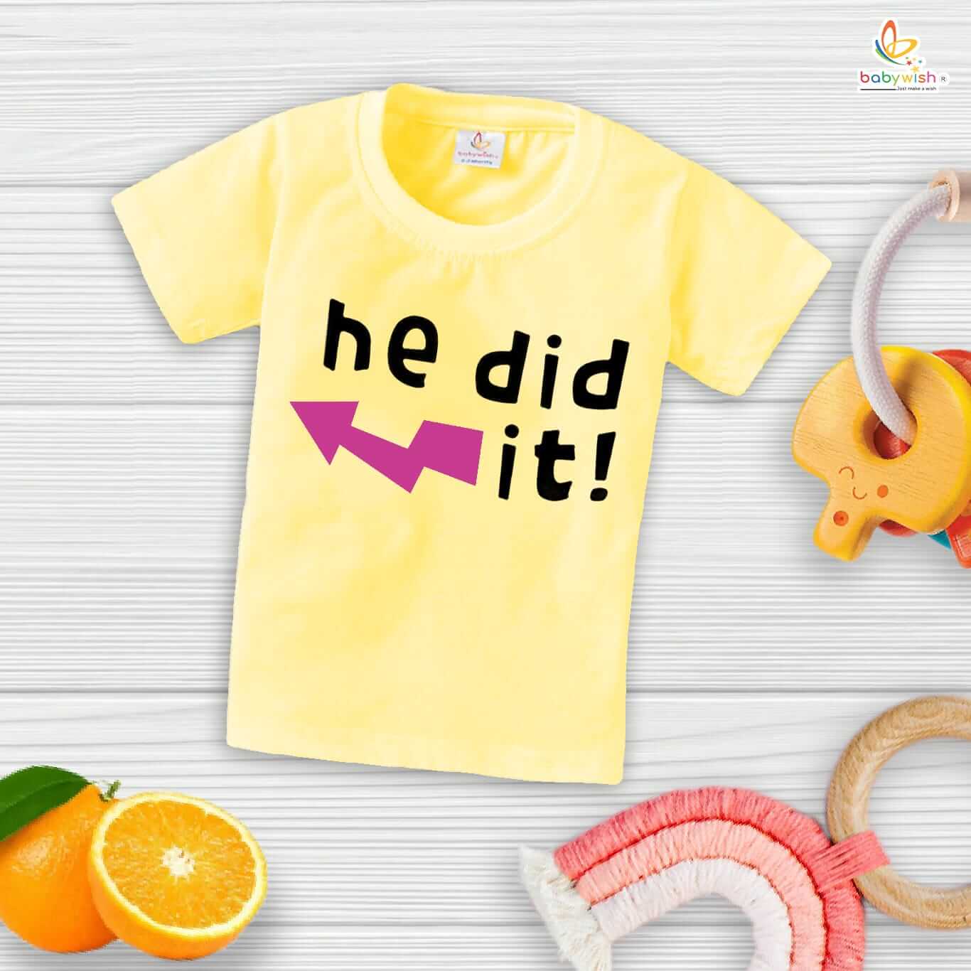 Rakshabandhan T-Shirt for Kids | Brother Sister Matching Top | Cute Rakhi Tee | Boys & Girls Festival Outfit | Rakshabandhan Gift Clothing – Babywish
