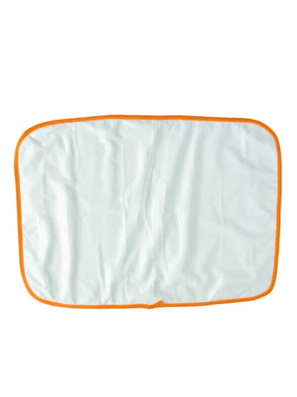 Baby Waterproof Bed Mattress Protector Orange Drysheet for Baby Soft Breathable Waterproof Bed Sheet Protector - Image 5