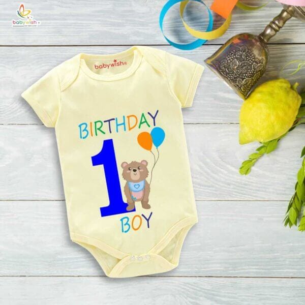 One month unisex baby romper half sleeve round neck onesie - Image 4
