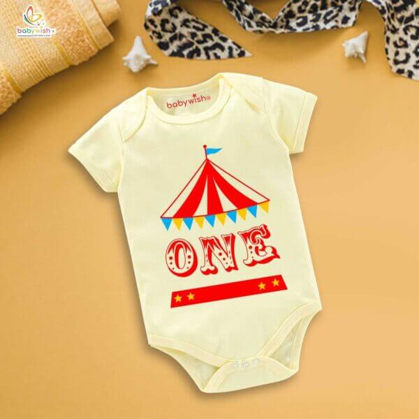 One month unisex baby romper half sleeve round neck onesie - Image 4
