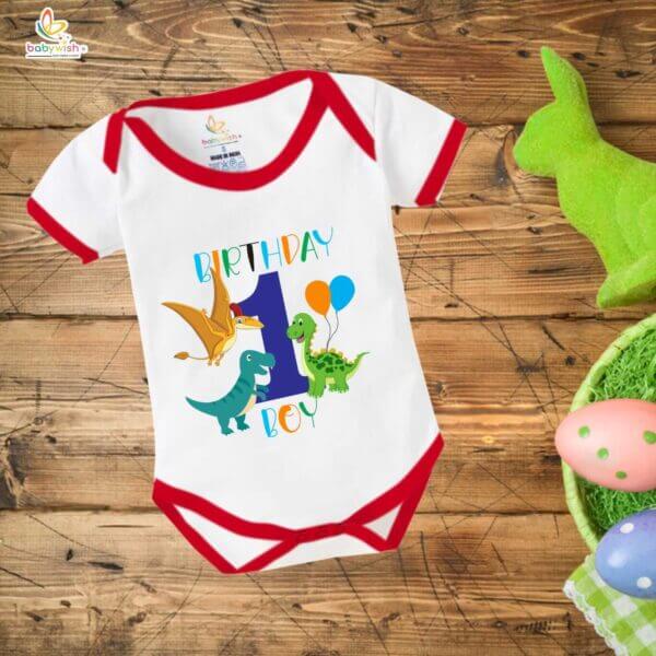One month unisex baby romper half sleeve round neck onesie - Image 5