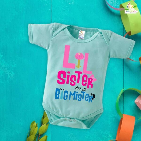 Babywish Rakshabandhan Romper Brother Sister Matching dress Rakshabandhan gift for Rakhi - Image 5